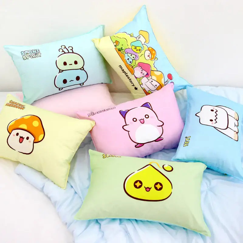 NARA HOME DECO X MapleStory - Cotton Pillow Cover - NARA HOME DECO - Pillow Cover - Harumio