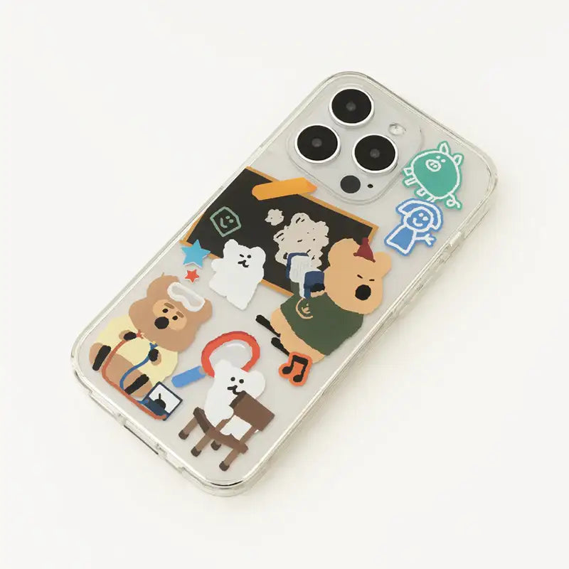 Dinotaeng - Quokka in School iPhone Case - Dinotaeng - iPhone Hard Cases - Harumio