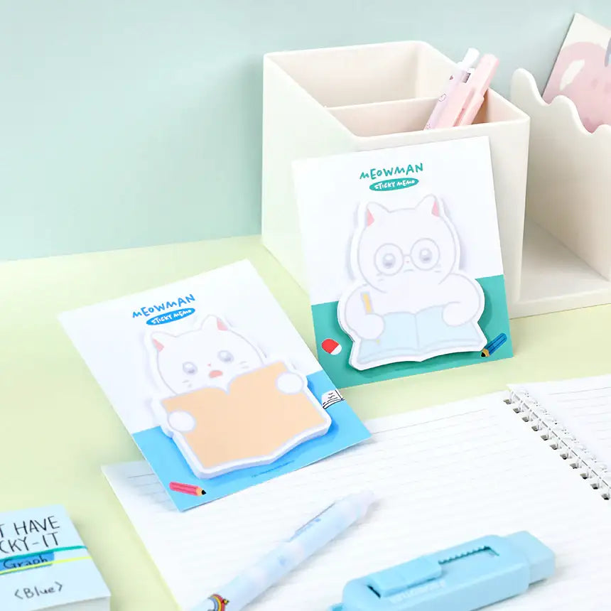 Meow Man - Sticky Note - Webtoon Friends - Home & Living, Accessories - Harumio