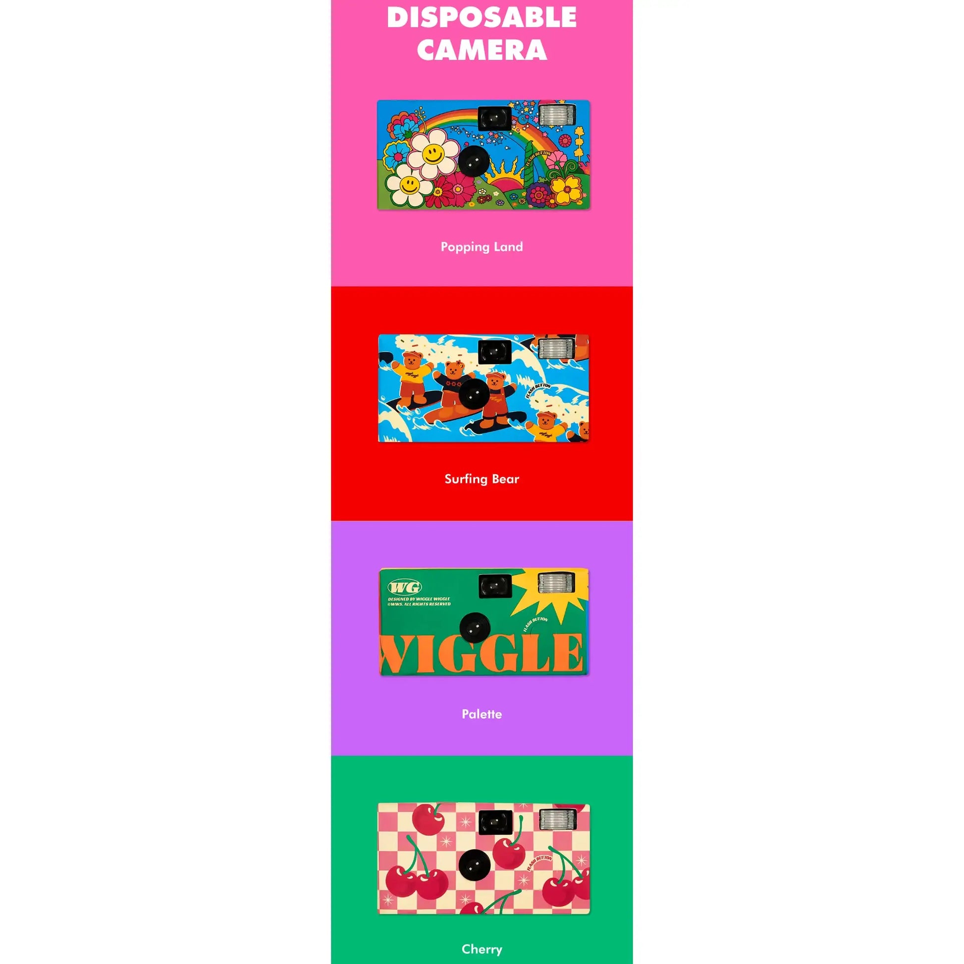 Wiggle Wiggle - Disposable Camera - Wiggle Wiggle - Camera - Harumio