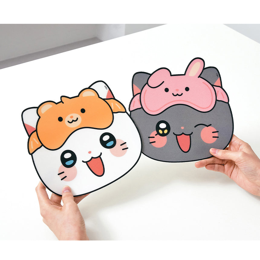 Meow Man - Sleeping Mask Mousepad