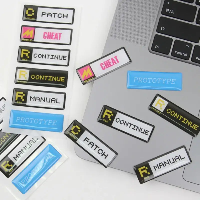 Guardians Of The Video Game - Epoxy Sticker Set - Webtoon Shop - Stickers - Harumio