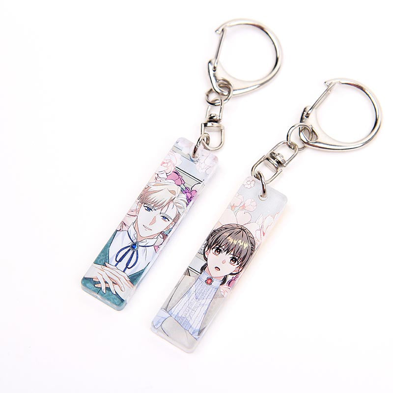 Can't Go Too Far With the Unrelenting Duke - Double-Sided Square Acrylic Keyring