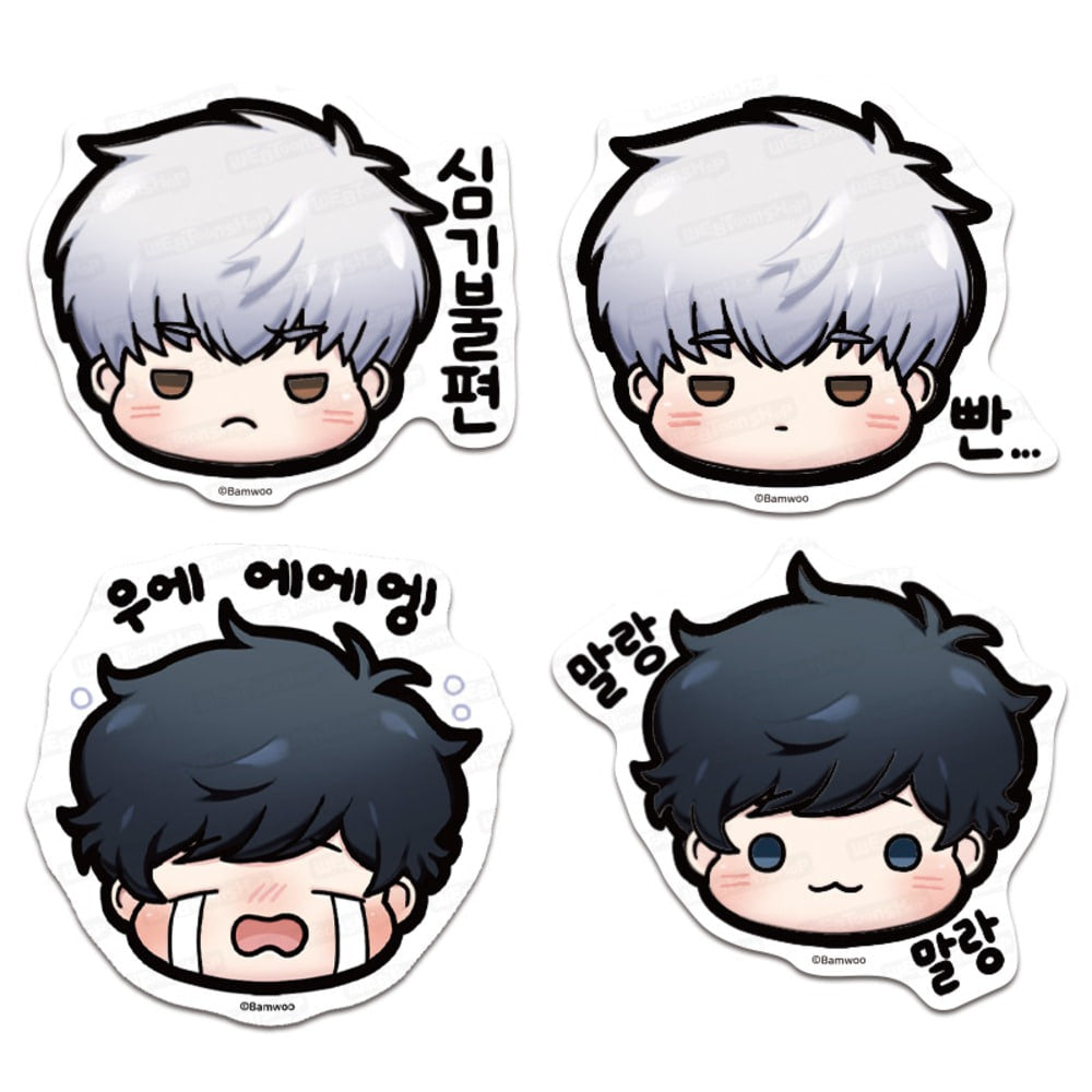 Cherry Blossoms After Winter - Favourite Big Piece Sticker No. 1 Emoticon Set A