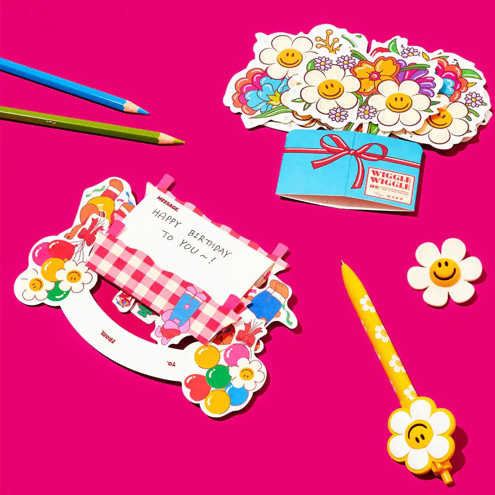 Wiggle Wiggle - Party Time Pop-up Card - Wiggle Wiggle - Clothing - Harumio