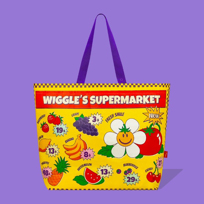 Wiggle Wiggle - Super Market Reusable Shopper Bag