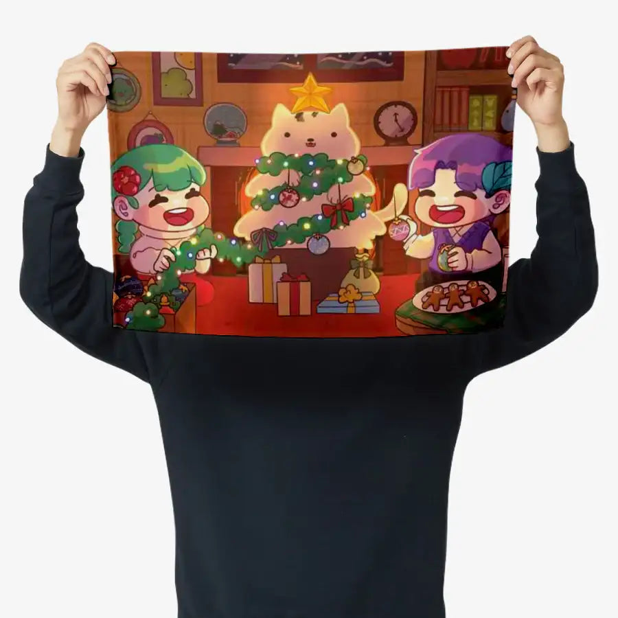 Yousung - Joyful Christmas Fabric Poster - Marpple Shop - Fabric Poster - Harumio