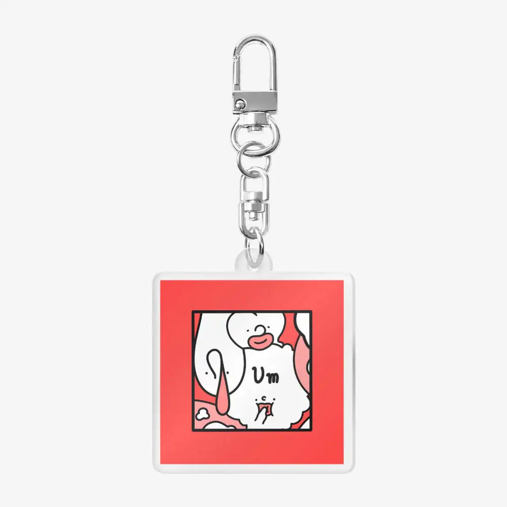 GOMU - Three Rubber Frames Acrylic Keyring - Marpple Shop - Keyring - Harumio