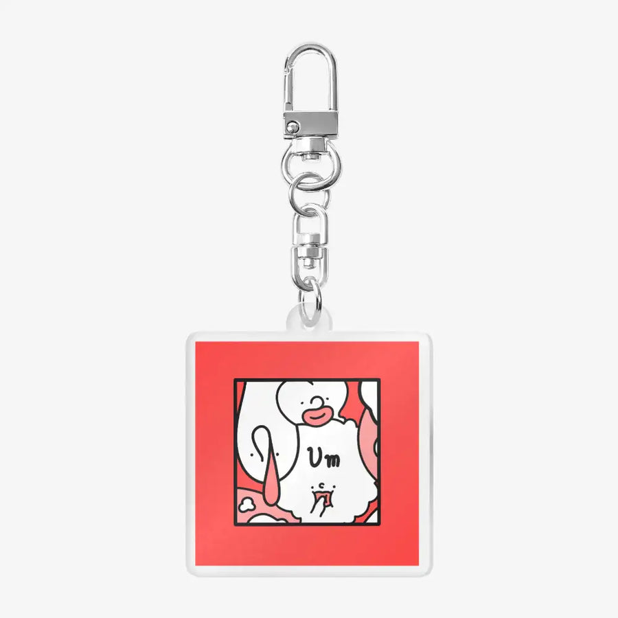 GOMU - Three Rubber Frames Acrylic Keyring - Marpple Shop - Keyring - Harumio