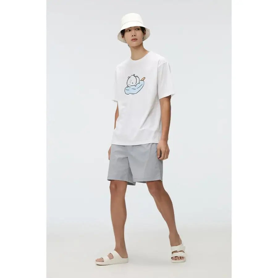 SPAO x Damgomi - Cool Damgomi Short Sleeve T-shirt (GRAPHIC WHITE) - SPAO - T-shirt - Harumio