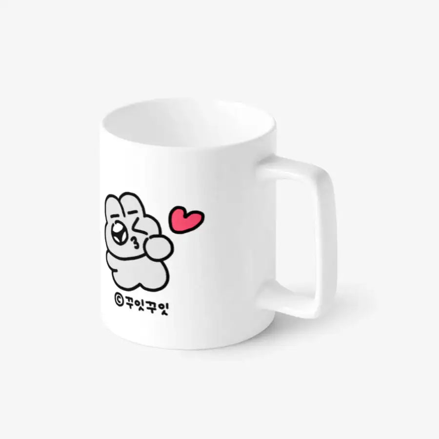 Kkuitkkuit - Bone China Classic White Mug - Marpple Shop - Mug - Harumio
