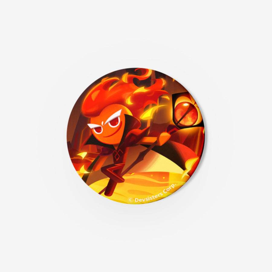 Cookie Run : Kingdom - Flame Spirit Cookie Pin Button - Marpple Shop - Pin Button - Harumio