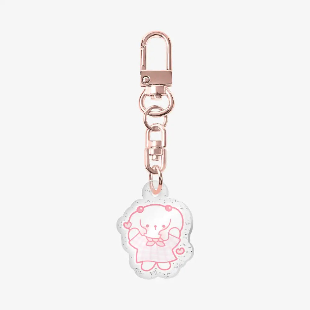 Yulrang - Shy Cherry Acrylic Keyring - Marpple Shop - Keyring - Harumio