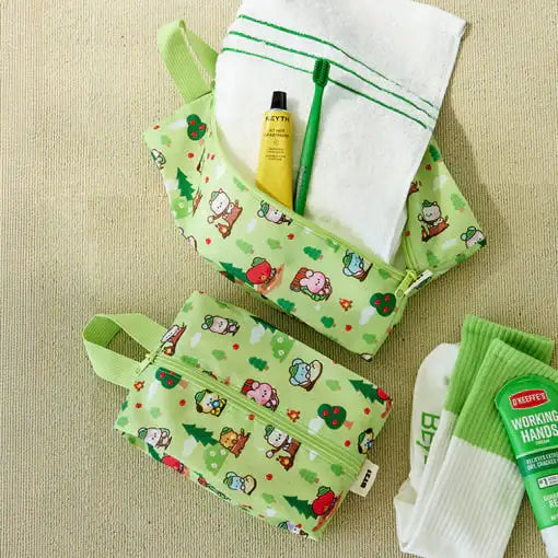 BT21 - Mini Scout Multi Pouch Set (Green) - BT21 - Pouch - Harumio