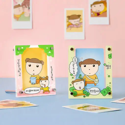 Maru Is a Puppy - Acrylic Picture Frame - Webtoon Friends - Picture Frame - Harumio
