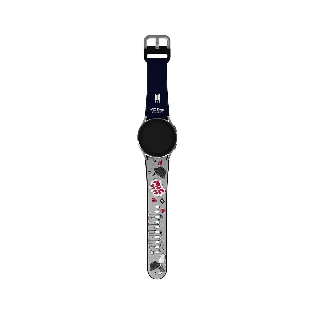 SLBS - BTS MIC Drop Music Theme Hybrid Watch Strap (Galaxy Watch6) - SLBS - Home & Living, Accessories - Harumio