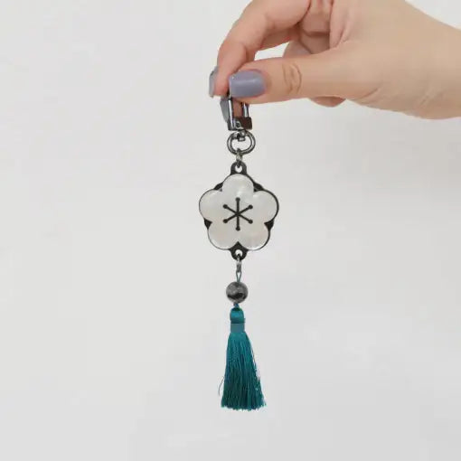 Return of the Blossoming Blade - Mother-of-Pearl Keyring - Return of the Blossoming Blade - Home & Living, Accessories - Harumio