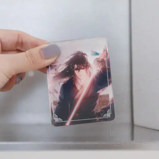 Return of the Blossoming Blade - Glitter Acrylic Block - Return of the Blossoming Blade - Water Glitter - Harumio