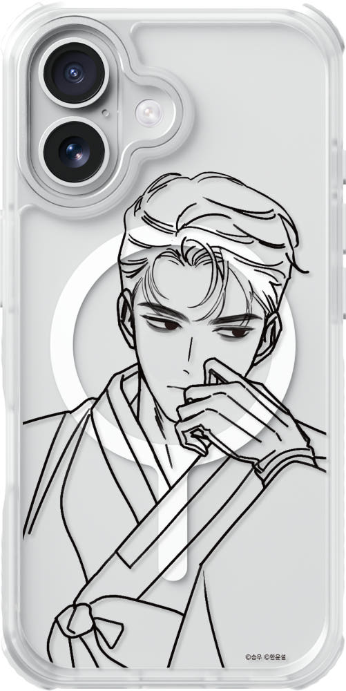 Shinjimoru X Naver Webtoon - Line Drawing M-AirGuard Basic Phone Case