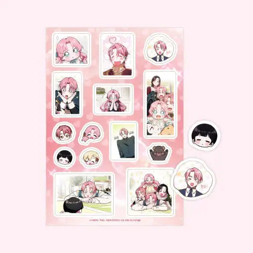 Being Loved for the First Time - Jujeop Kalseon Sticker Package - Daon Webtoon Store - Sticker - Harumio