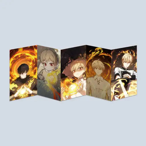 The Reincarnated Assassin Is a Swordmaster - Accordion Postcard - Daon Webtoon Store - Accordion Postcard - Harumio