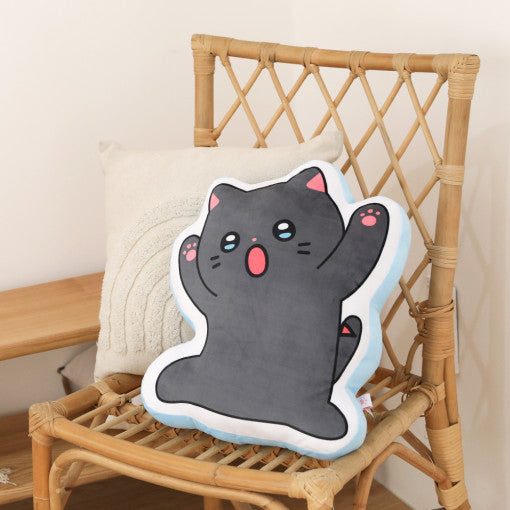 Meow Man - Line Cushion