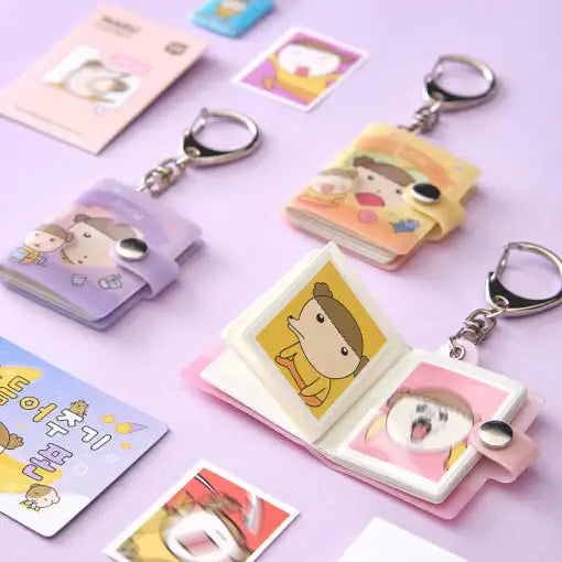 Maru Is a Puppy - Mini Collect Book Keyring - Webtoon Friends - Keyring - Harumio