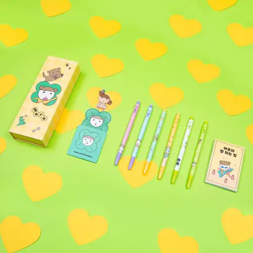 Maru Is a Puppy - Monami Ballpoint Pen Set - Webtoon Friends - Pen - Harumio