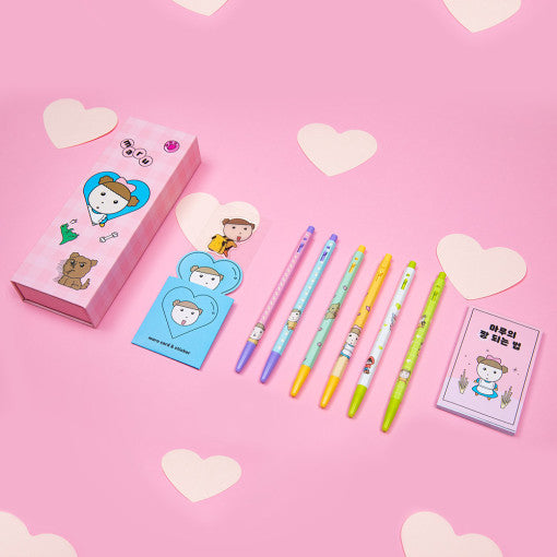 Maru Is a Puppy - Monami Ballpoint Pen Set