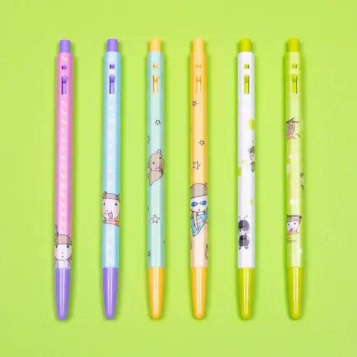 Maru Is a Puppy - Monami Ballpoint Pen Set - Webtoon Friends - Pen - Harumio