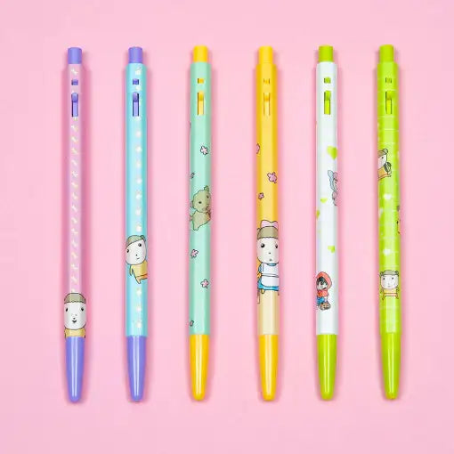 Maru Is a Puppy - Monami Ballpoint Pen Set - Webtoon Friends - Pen - Harumio