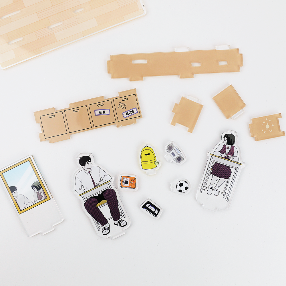 After School Lessons For Unripe Apples - 2024 Acrylic Calendar - Webtoon Friends - Calendar - Harumio