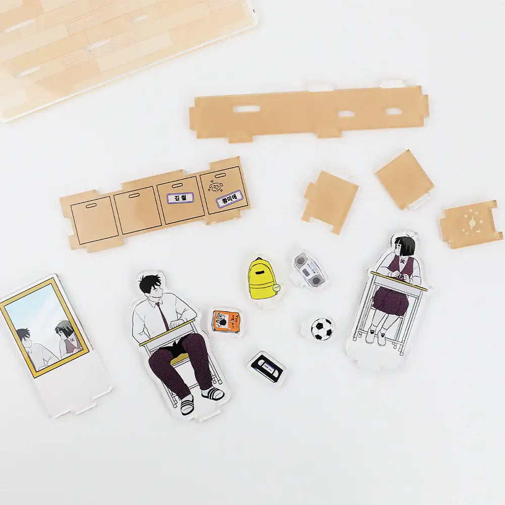 After School Lessons For Unripe Apples - 2024 Acrylic Calendar - Webtoon Friends - Calendar - Harumio