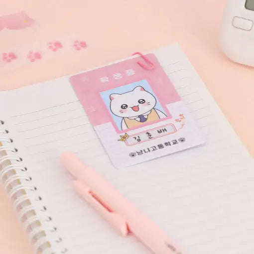 Meow Man - Male Student ID Card - Webtoon Friends - Home & Living, Accessories - Harumio