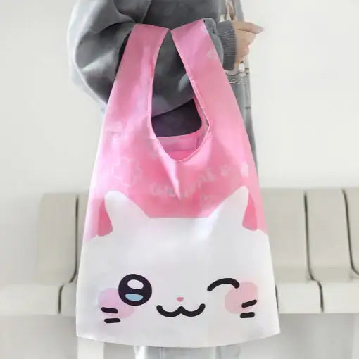 Meow Man - Folding Shopping Bag - Webtoon Friends - Home & Living, Accessories - Harumio