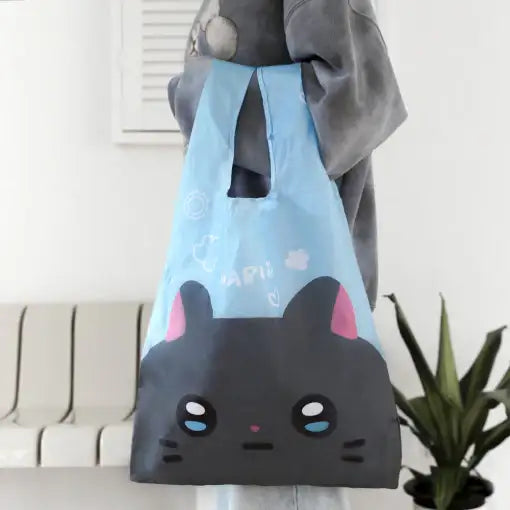 Meow Man - Folding Shopping Bag - Webtoon Friends - Home & Living, Accessories - Harumio