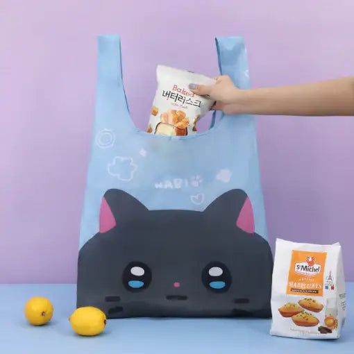 Meow Man - Folding Shopping Bag - Webtoon Friends - Home & Living, Accessories - Harumio
