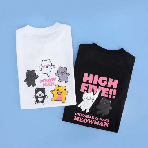 Meow Man - Double-Sided Short-Sleeve T-Shirt