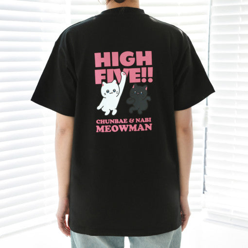 Meow Man - Double-Sided Short-Sleeve T-Shirt