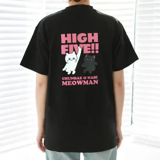 Meow Man - Double-Sided Short-Sleeve T-Shirt - Webtoon Friends - Home & Living, Accessories - Harumio
