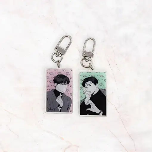 Stranger - Square Acrylic Keyring - Stranger - Acrylic Keyring - Harumio