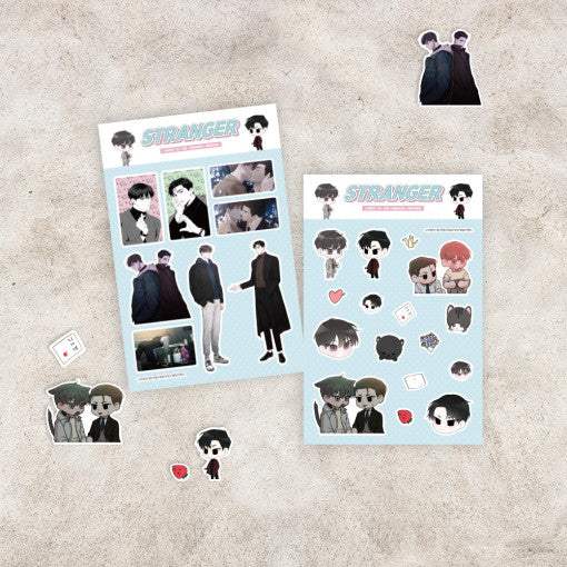 Stranger - 2-Piece Removable Sticker Set - Stranger - Stickers - Harumio