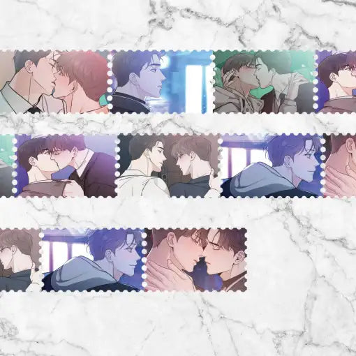 Stranger - Postage Stamp Masking Tape (30mm) - BeOn Cafe - Masking Tape - Harumio