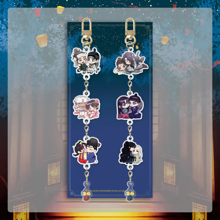 Ssangbang Uldyul - Norigae Keychain - Mr Blue - Keychain - Harumio