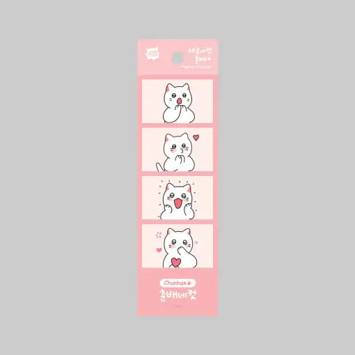 Meow Man - Vertical 4-Cut Stickers - Webtoon Friends - Home & Living, Accessories - Harumio