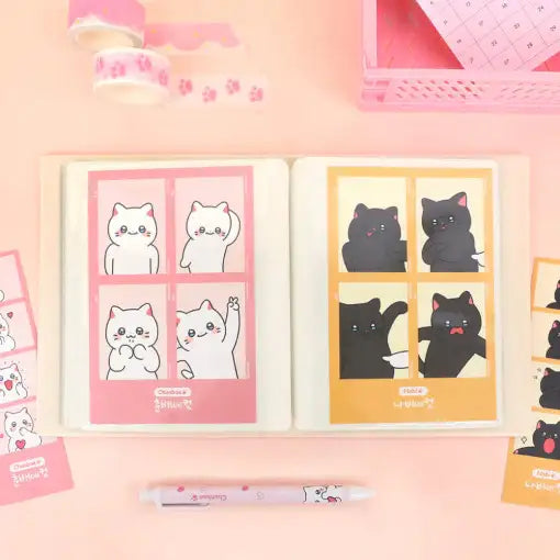 Meow Man - 4-Cut Stickers - Webtoon Friends - Home & Living, Accessories - Harumio