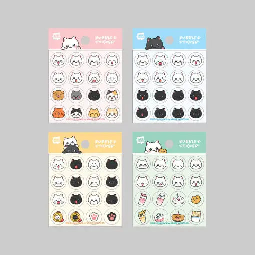 Meow Man - Epoxy Bubble Stickers - Webtoon Friends - Home & Living, Accessories - Harumio