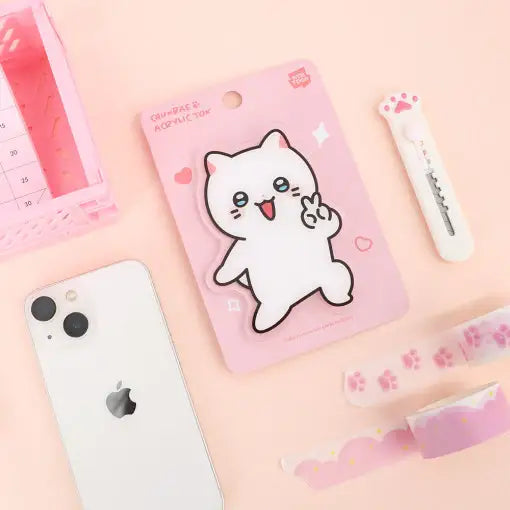 Meow Man - Acrylic Tok - Webtoon Friends - Griptok - Harumio