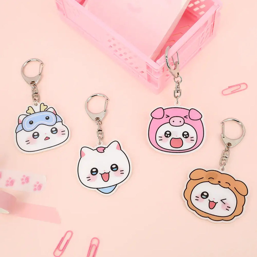 Meow Man - Lenticular Keyring - Webtoon Friends - Home & Living, Accessories - Harumio