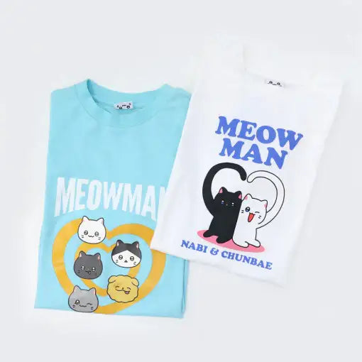 Meow Man - Short Sleeve T-Shirt - Webtoon Friends - Home & Living, Accessories - Harumio